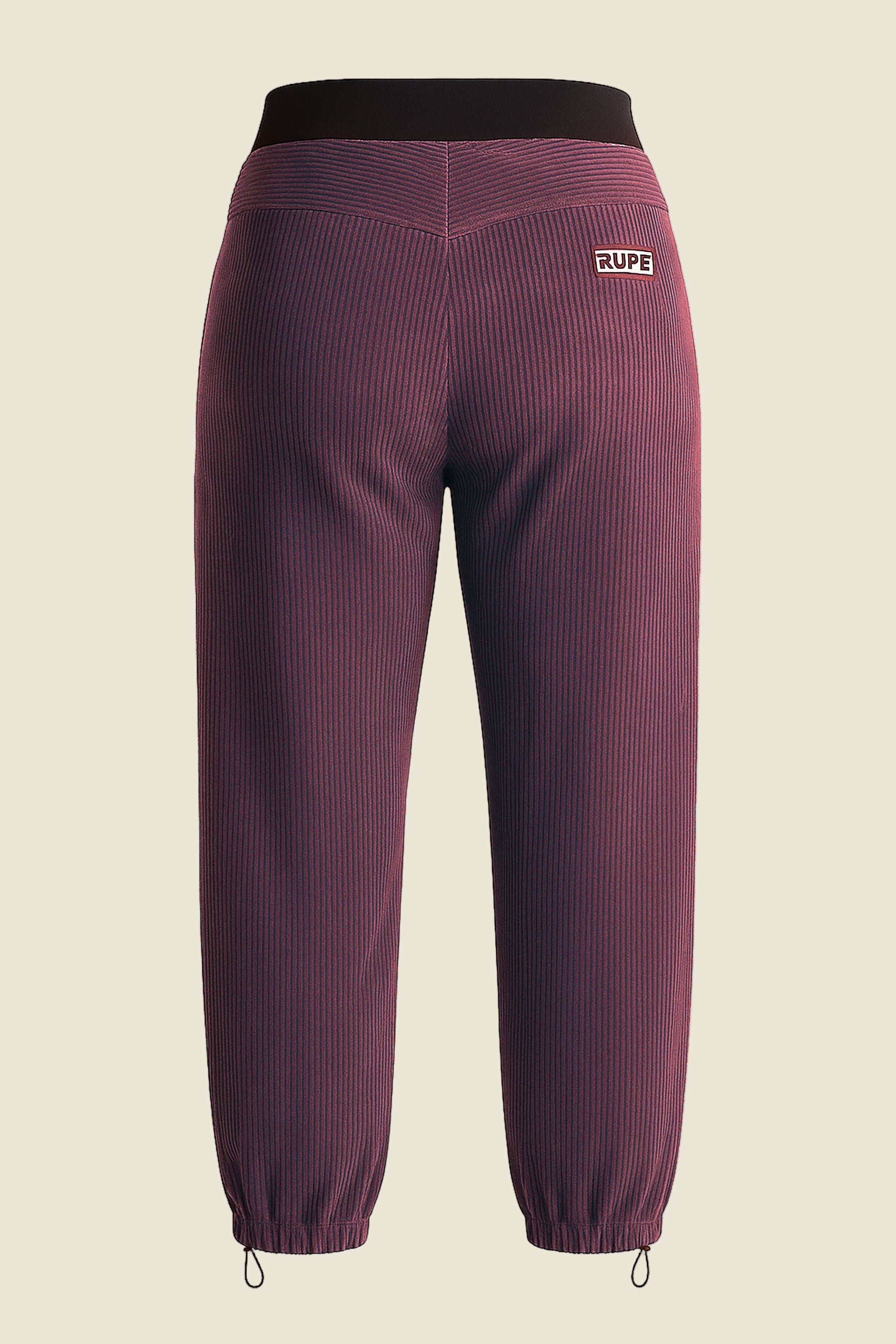 Pantalon femme RILA - Velours Bordeaux 2025
