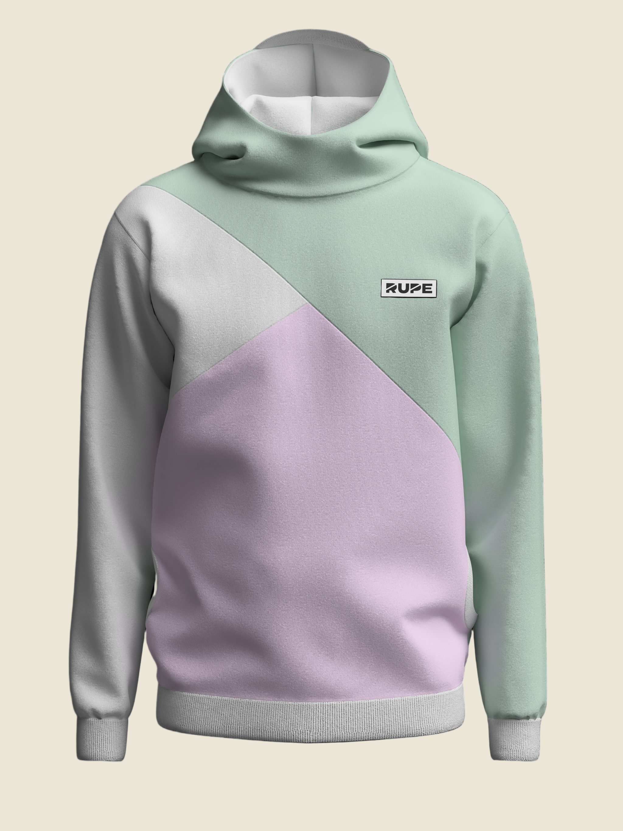 Sweat à capuche tricolore - Unisexe - Mai