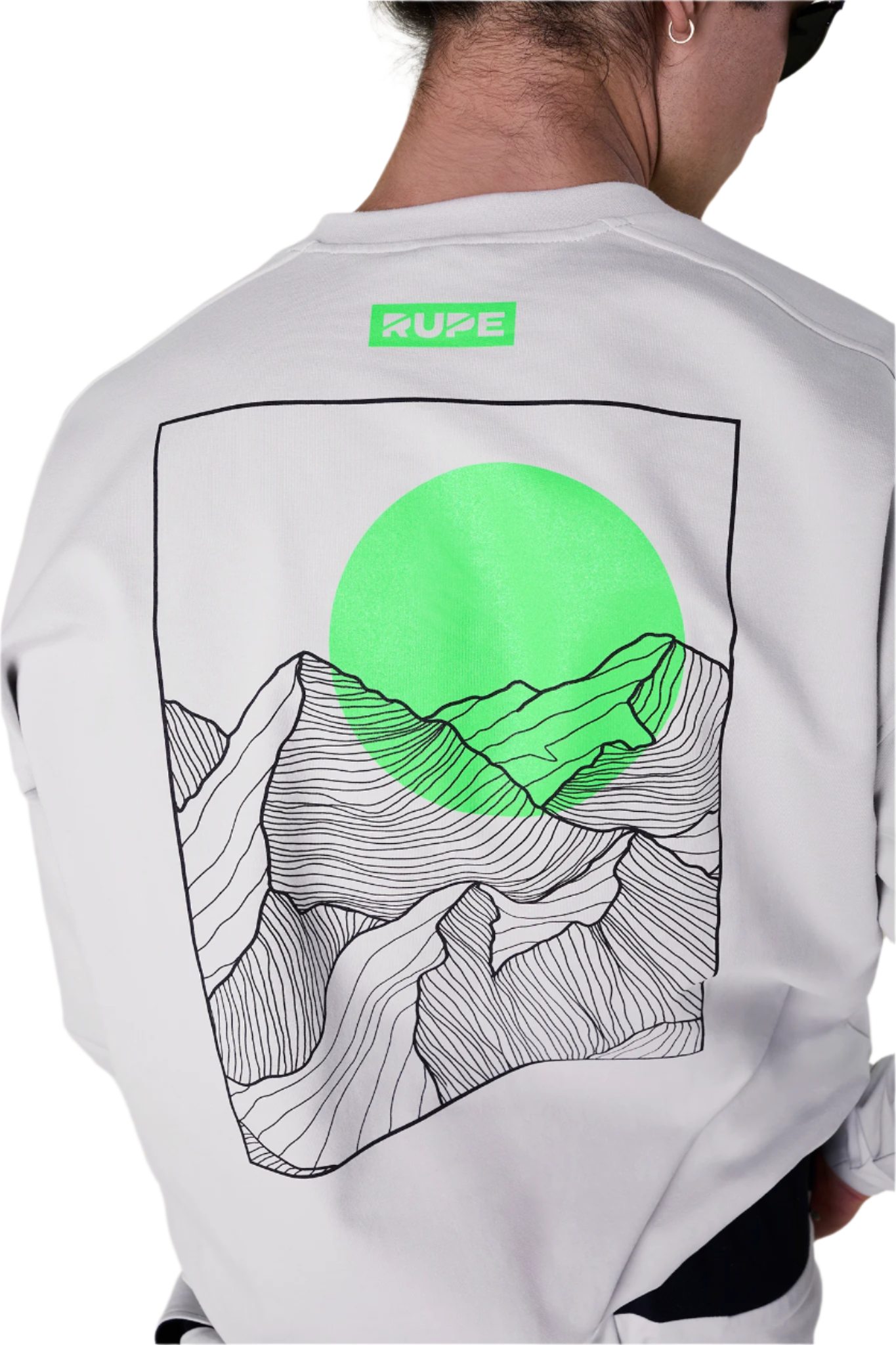 Sweat-shirt léger gris clair pour hommes | Rupe