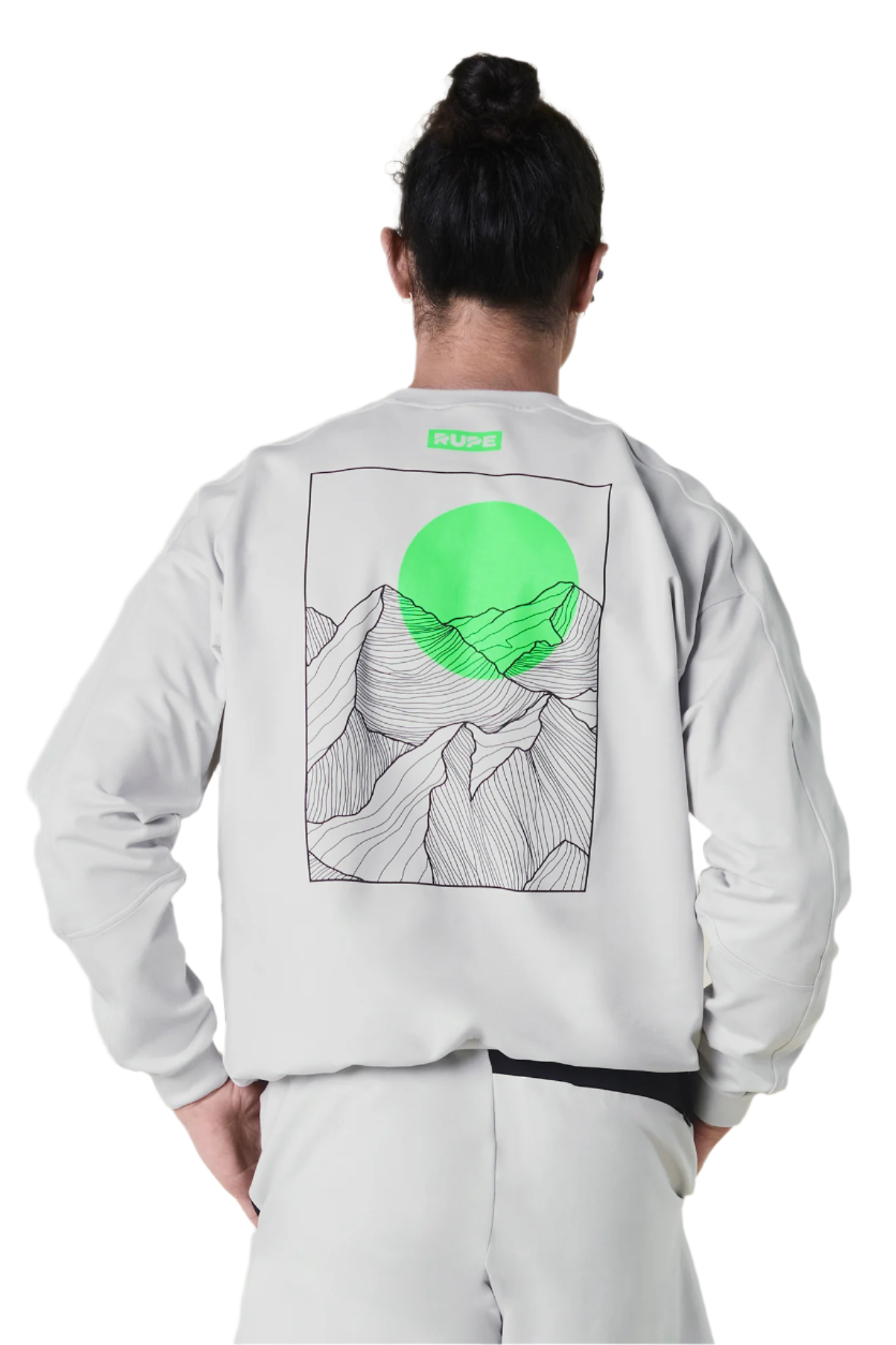 Sweat-shirt léger gris clair pour hommes | Rupe