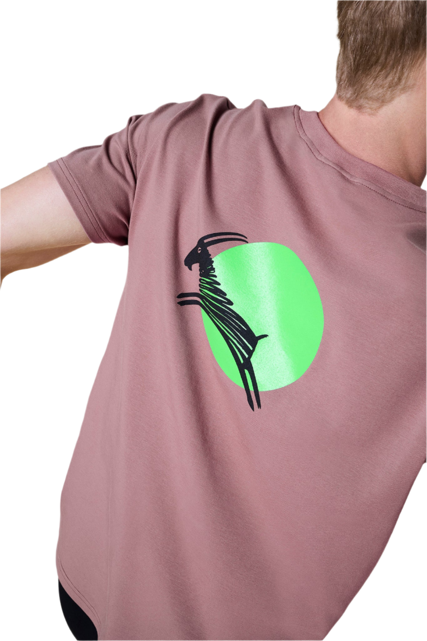 T-shirt en coton pour hommes - Vieux violet | Rupe