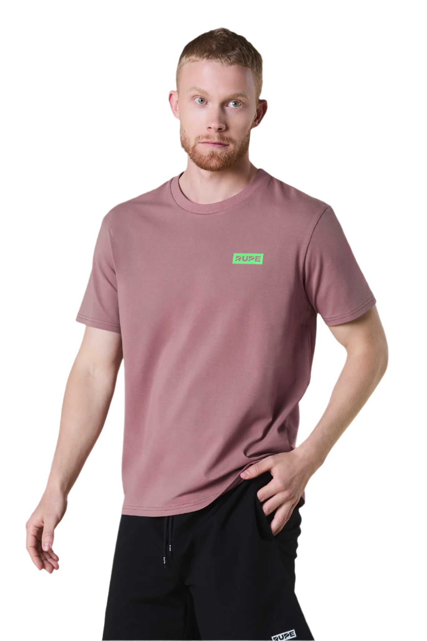 T-shirt en coton pour hommes - Vieux violet | Rupe