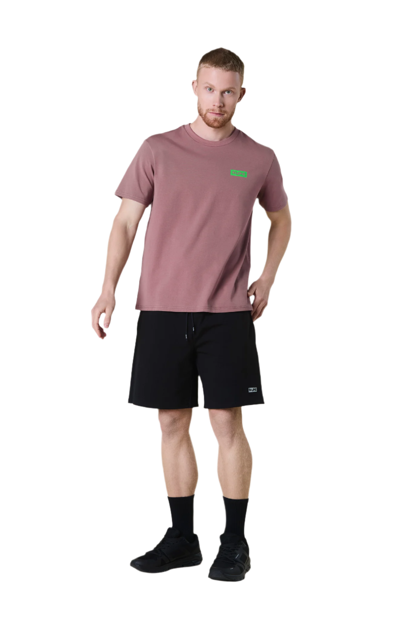 T-shirt en coton pour hommes - Vieux violet | Rupe