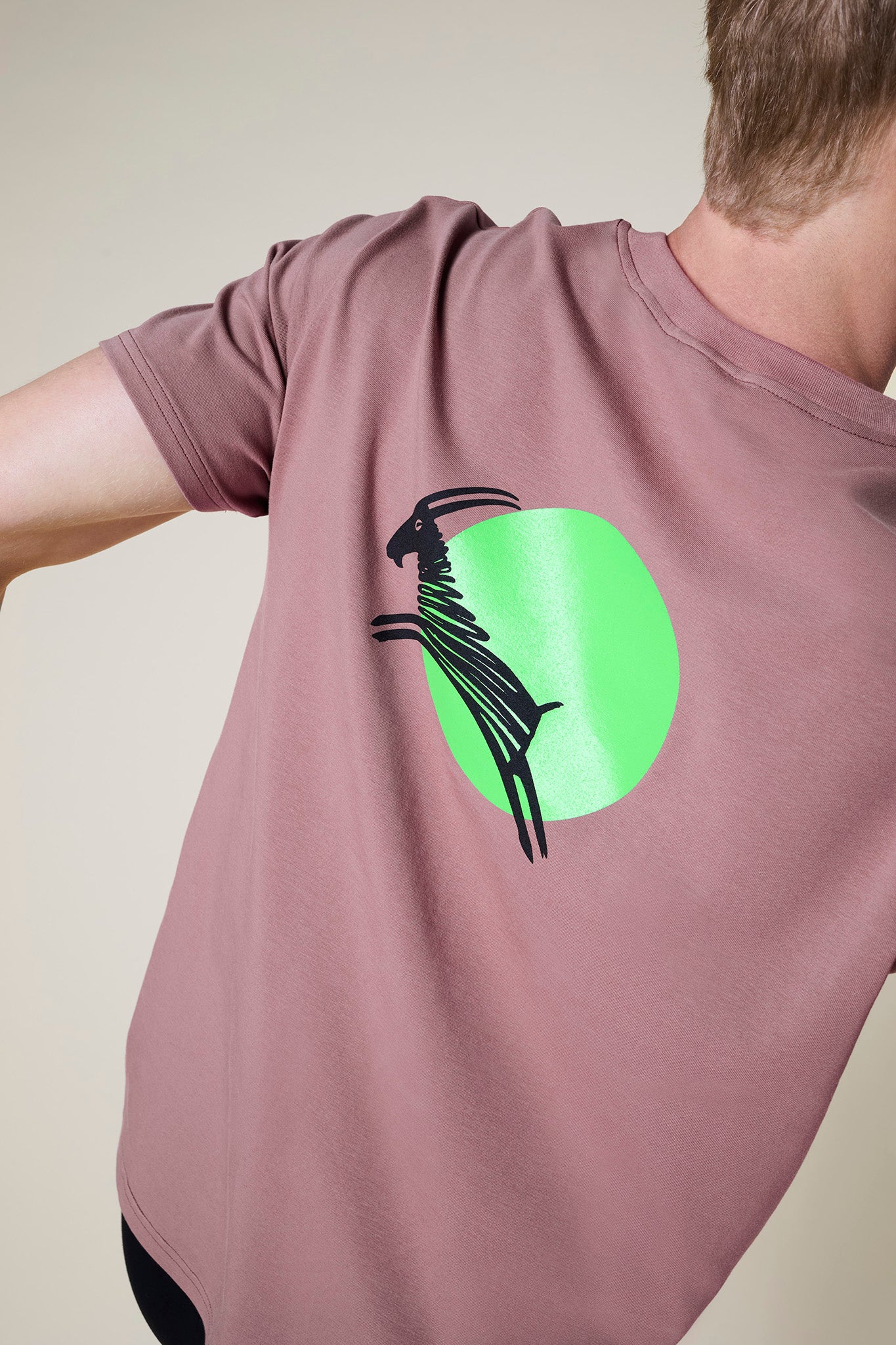 T-shirt en coton pour hommes - Vieux violet | Rupe