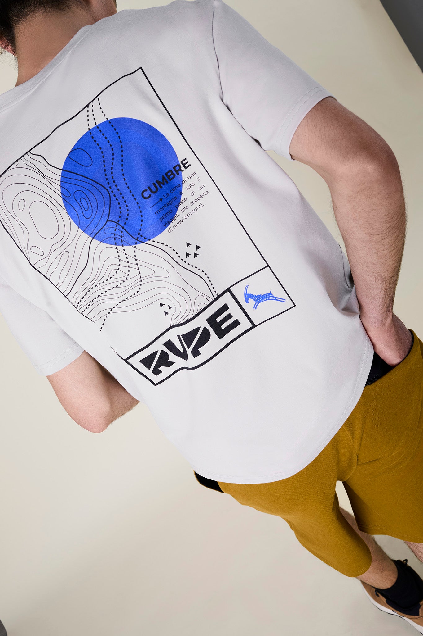 T-Shirt en coton Homme - Gris Clair | Rupe