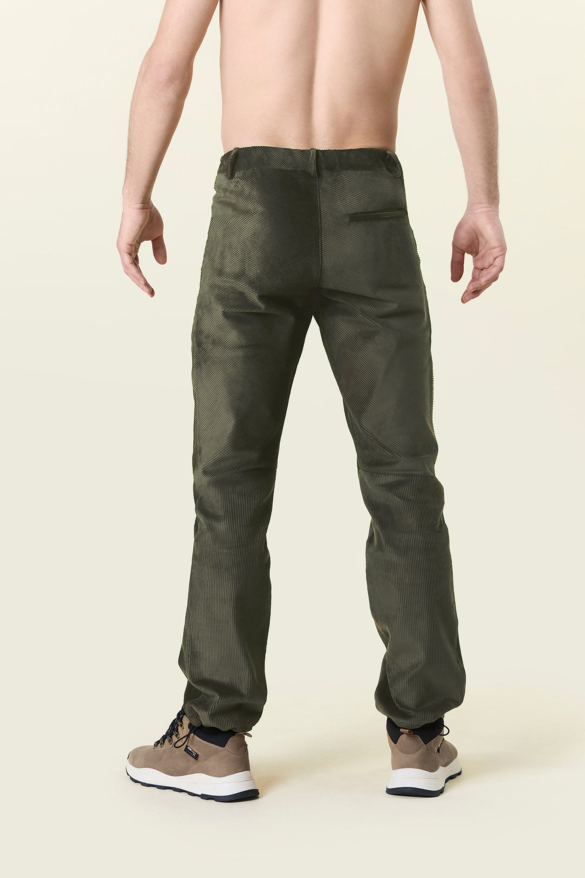 Pantalon en velours himalayen pour homme, vert pin 2025