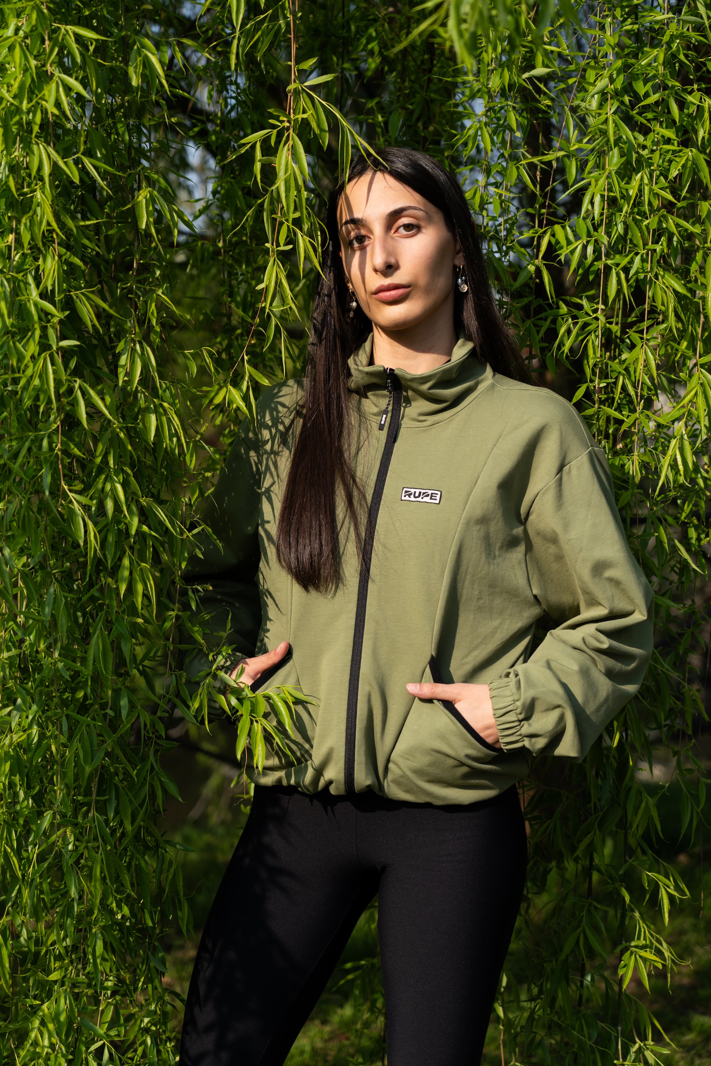 Sweat à capuche léger Climbing Yogi pour femme