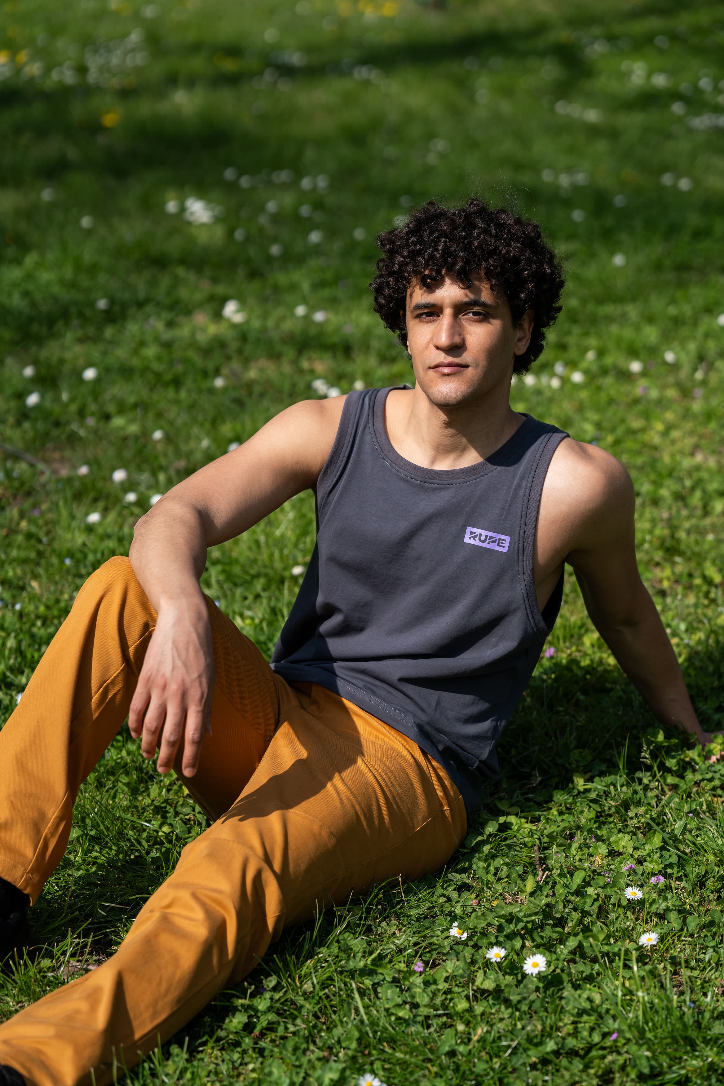 Men's Tank Top - Anthracite Purple | Rupe