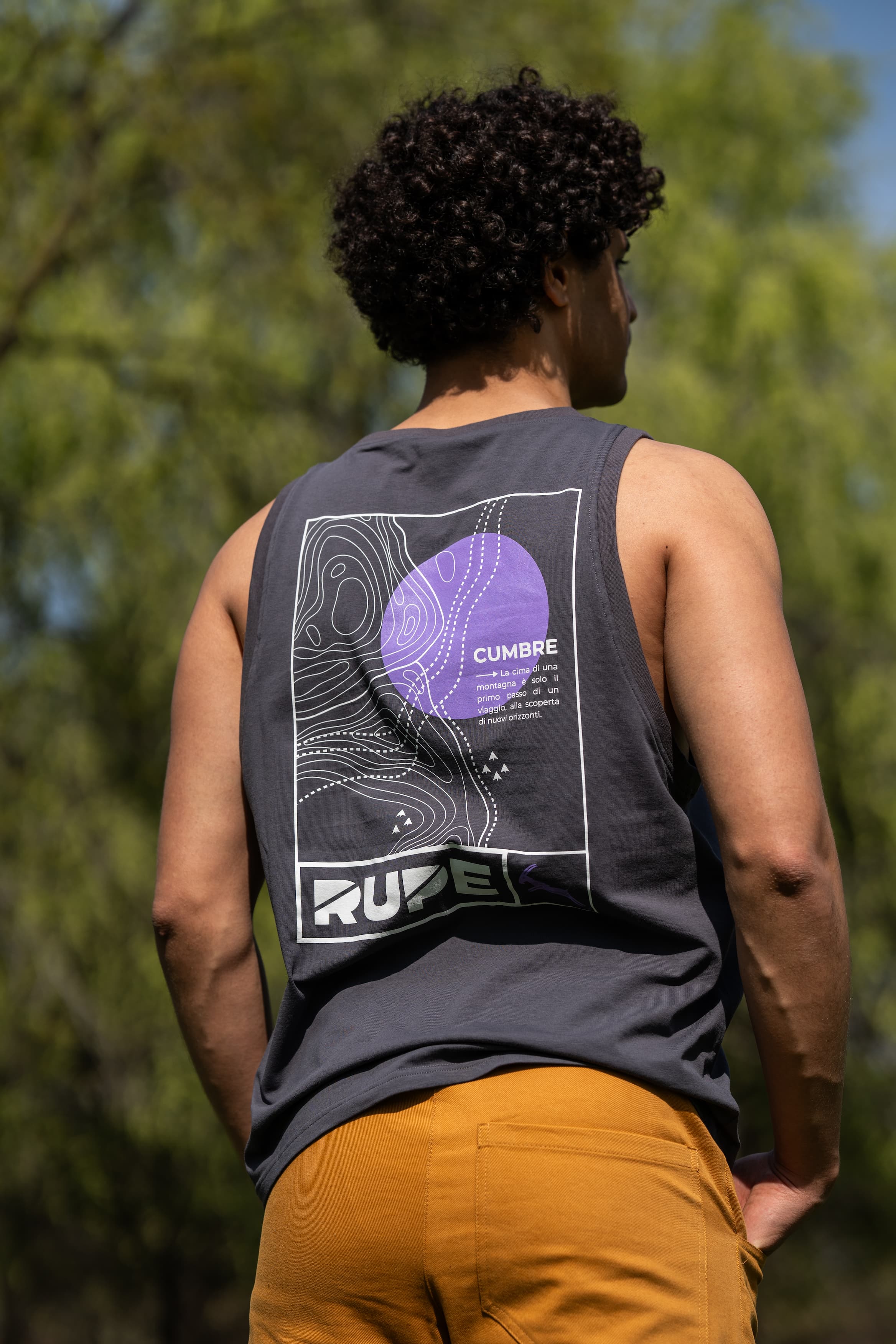 Men's Tank Top - Anthracite Purple | Rupe