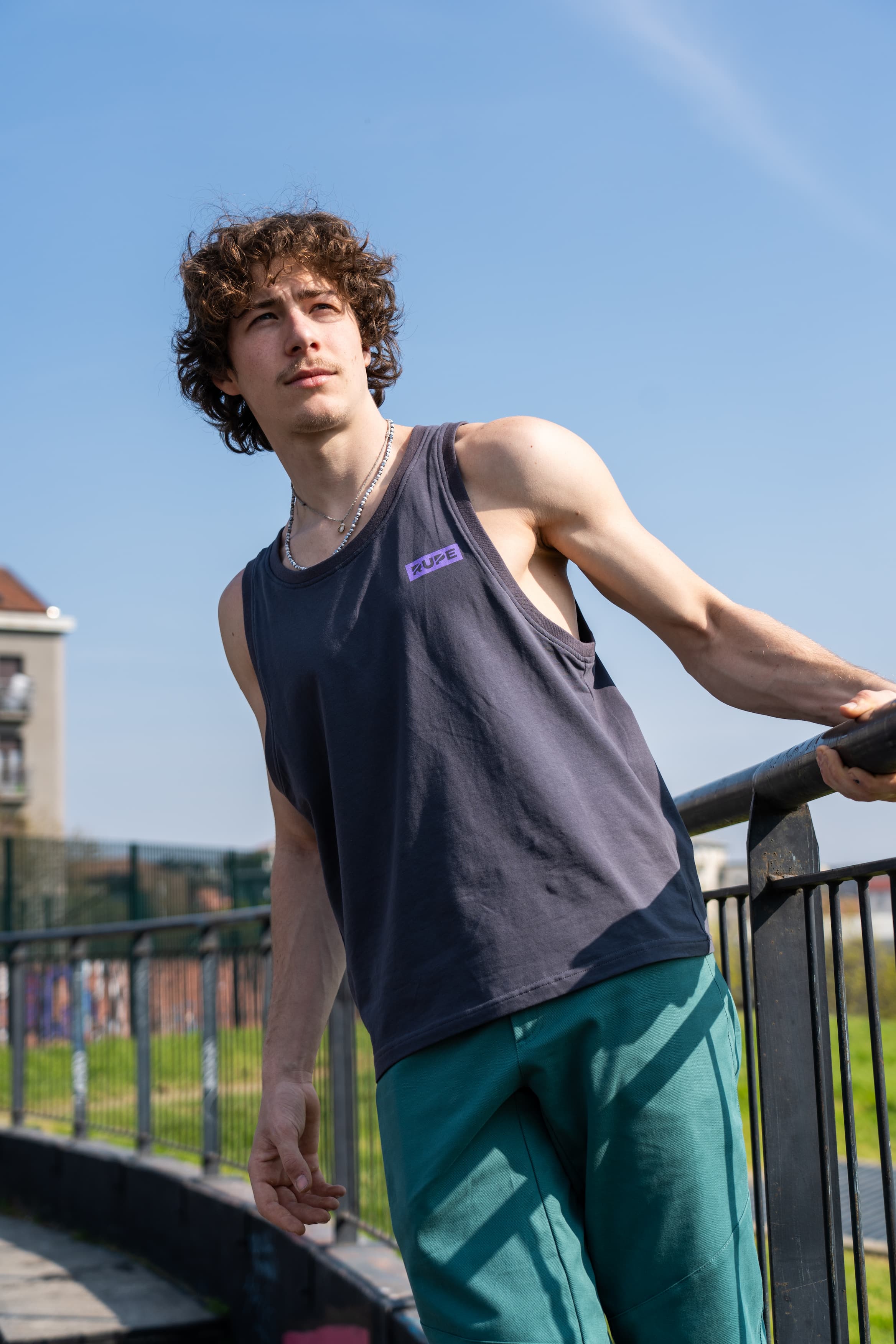 Men's Tank Top - Anthracite Purple | Rupe