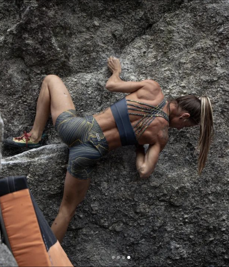 Women's Technical Shorts – Teal Mountain Print