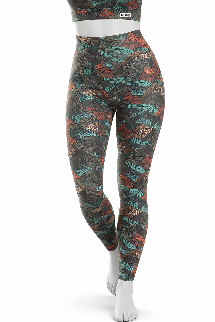 front leggings fantasia montagne