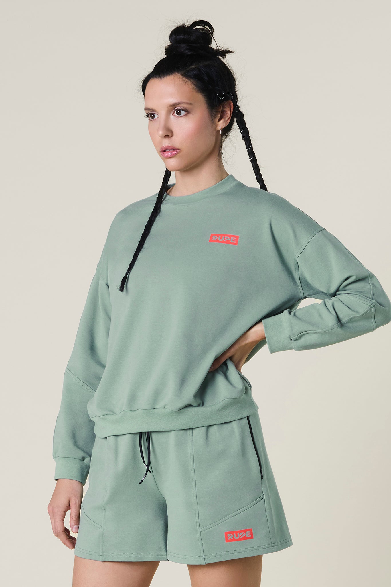 Sweat léger femme Dark Mint| Rupe 