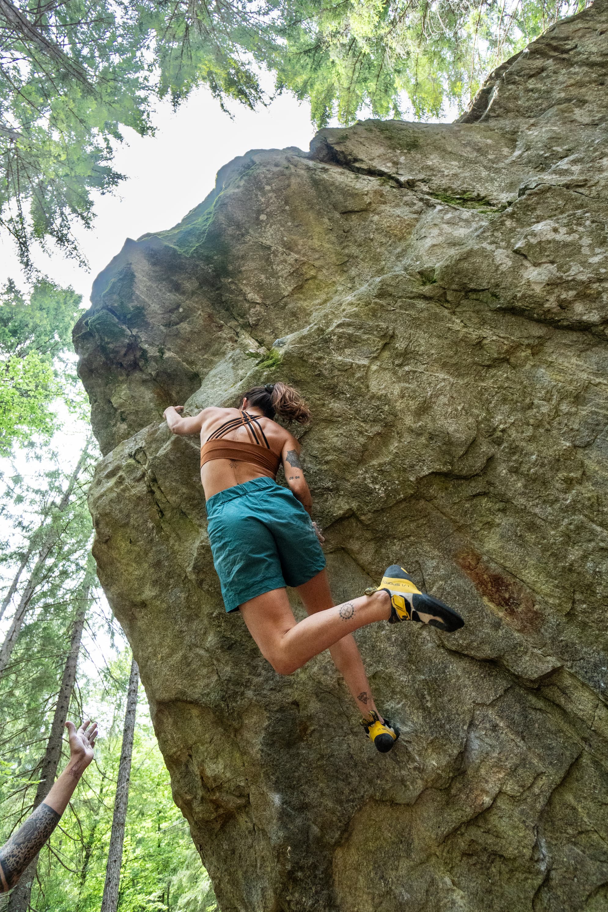 Brassière tressée pour femmes Caramel Coffee | Rupe