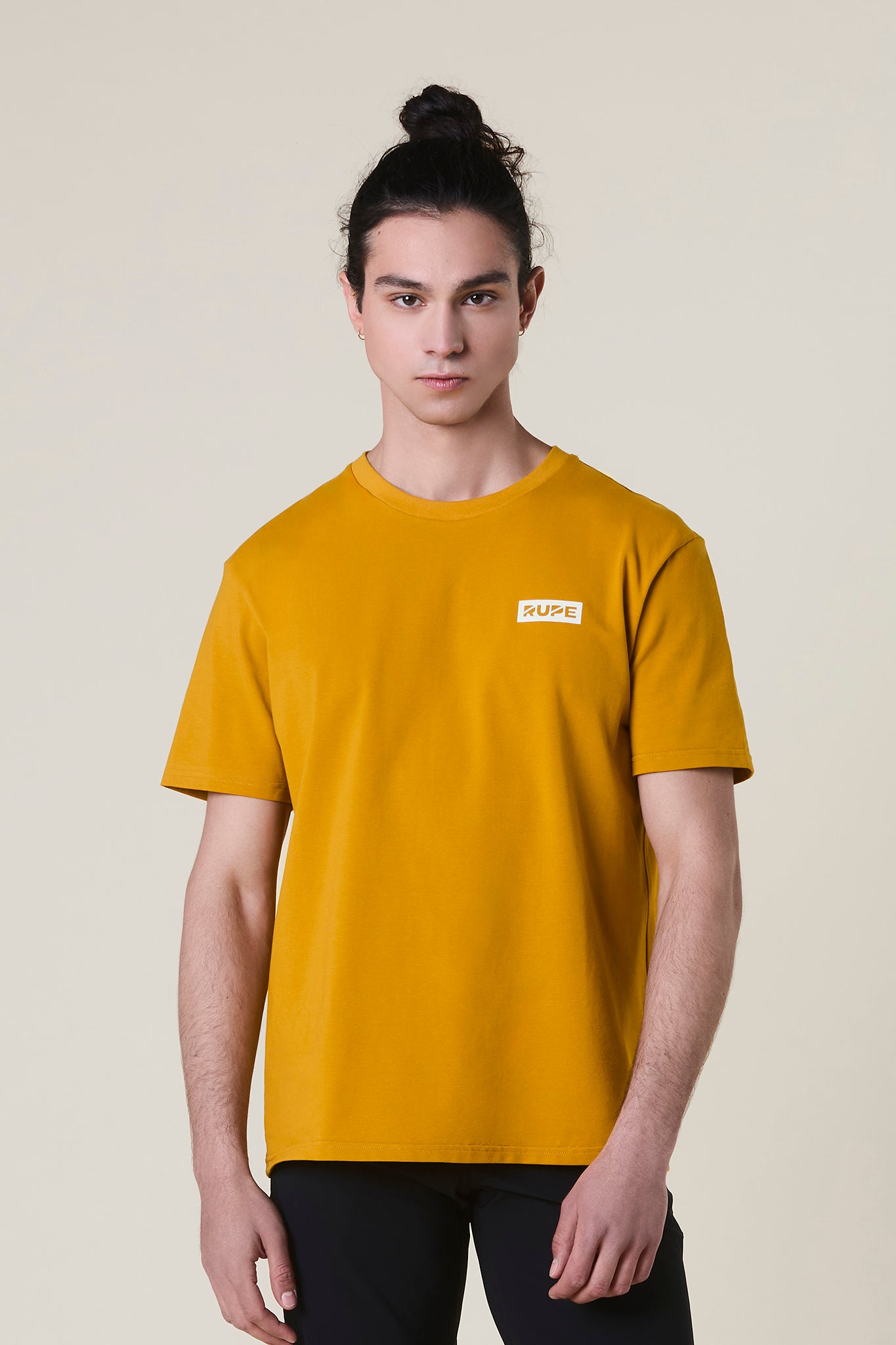 T-Shirt en coton Homme - Moutarde | Rupe