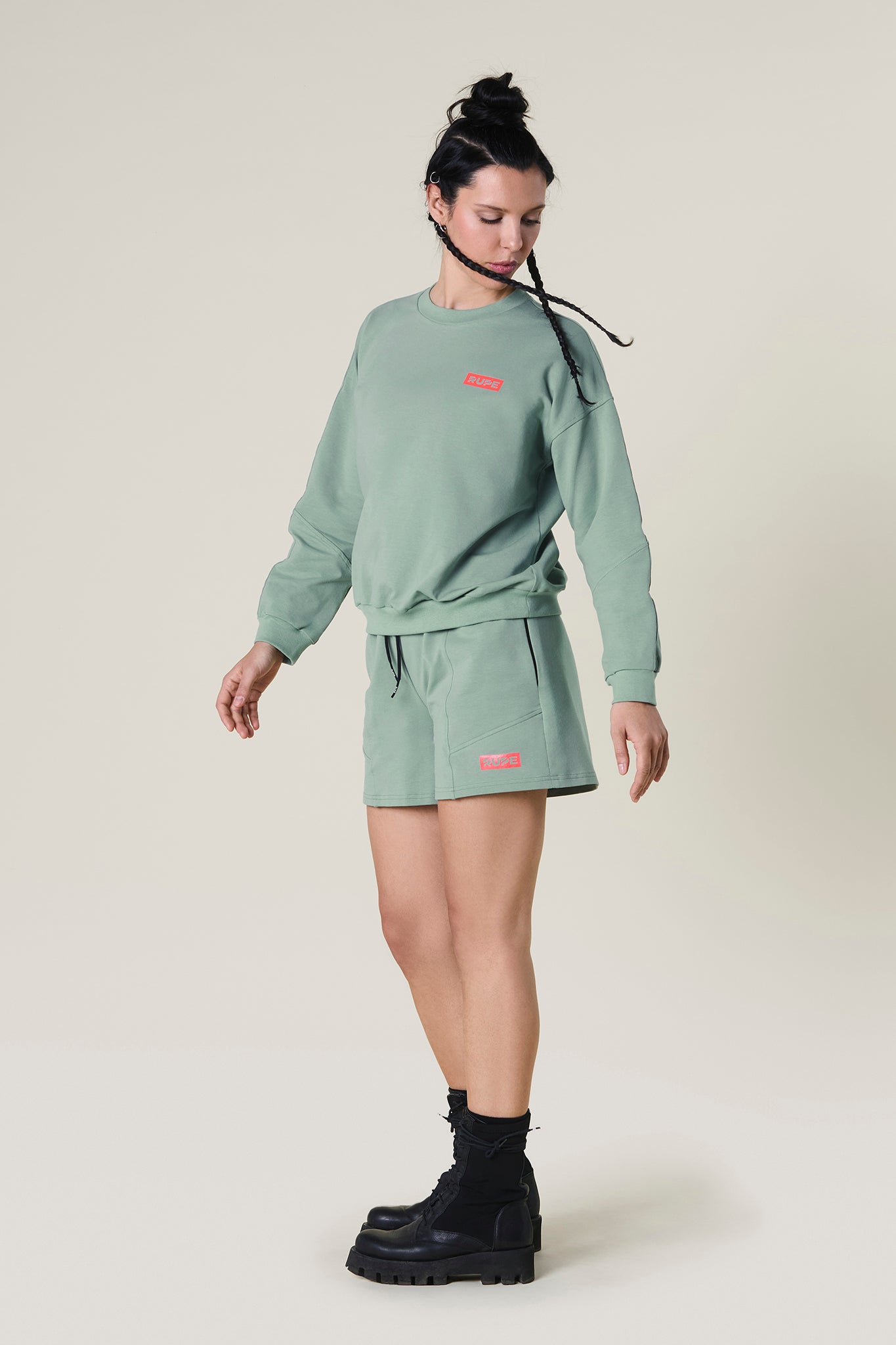 Shorts da  Donna - Dark Mint