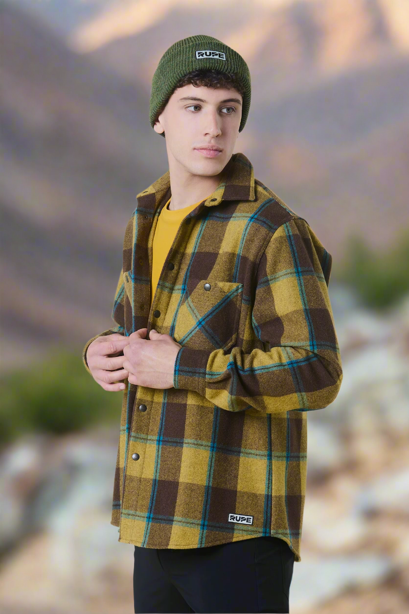 Rupe Checked Wool Flannel Shirt - Winter Elegance and Absolute Comfort