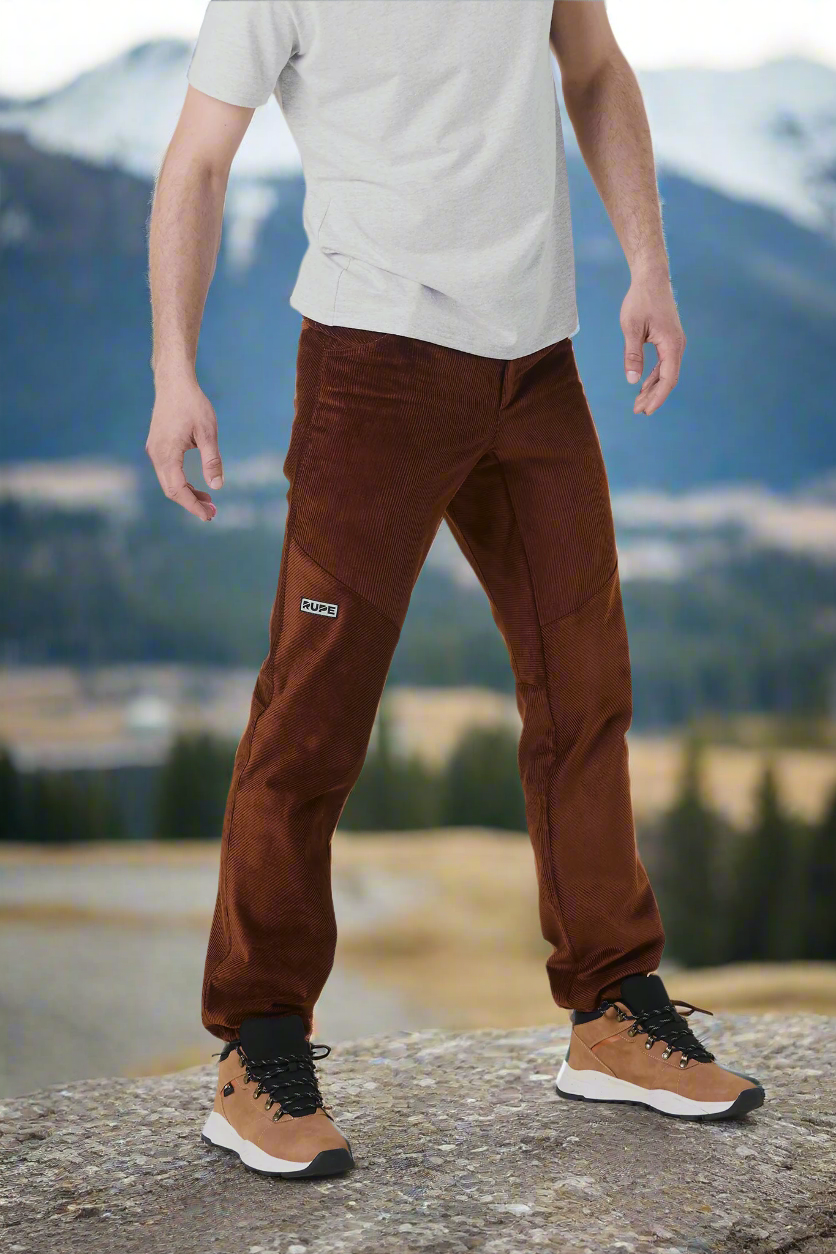 Men's Himalaya Brown Velvet Trousers 2024