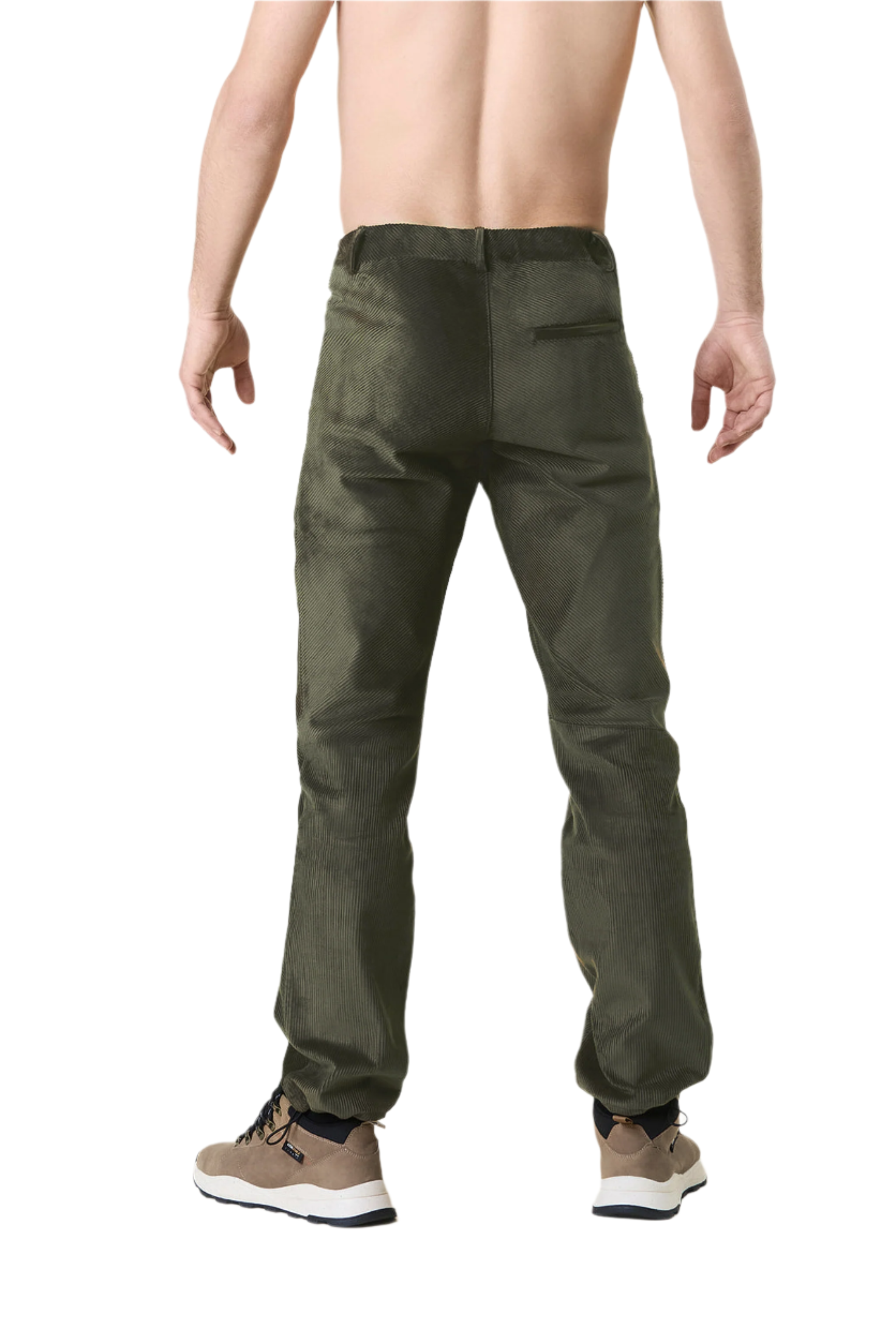 Pantalon en velours himalayen pour homme, vert pin 2025