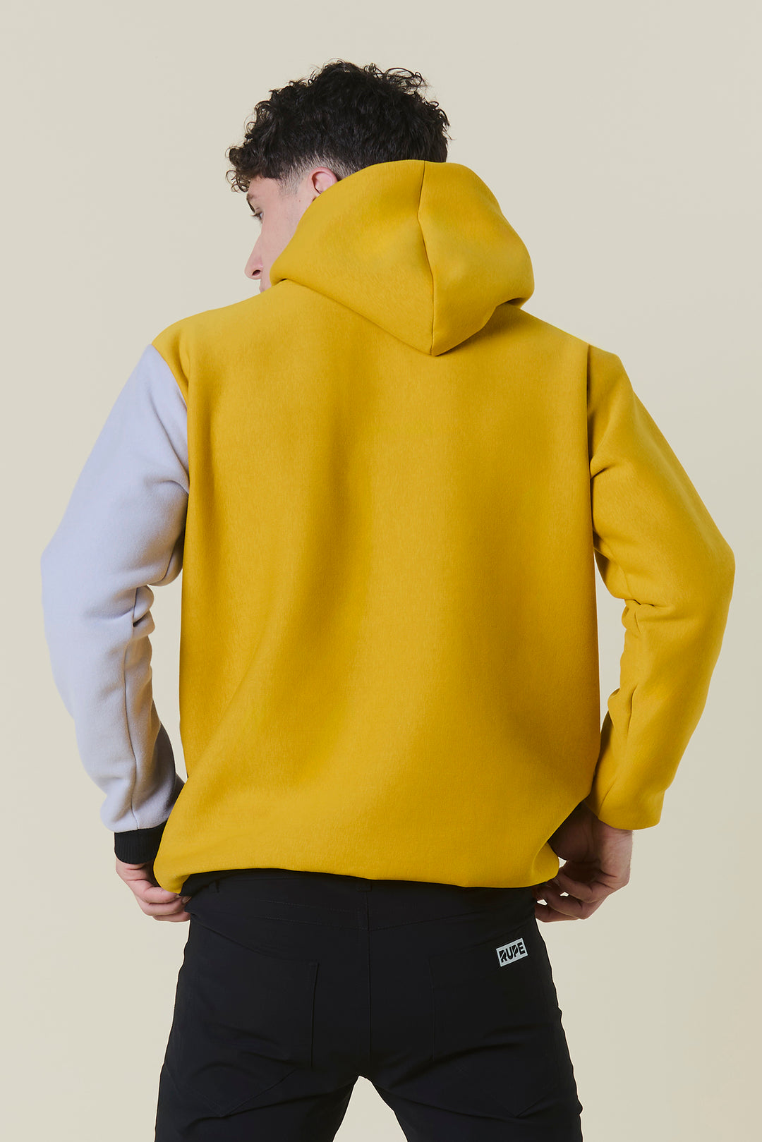 Yellow hoodie for men