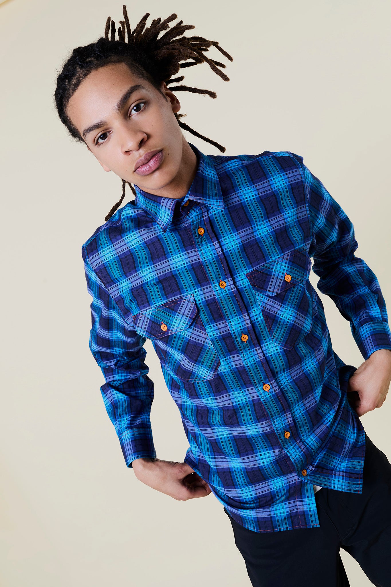 Chemise en coton unisexe Walky faite à la main