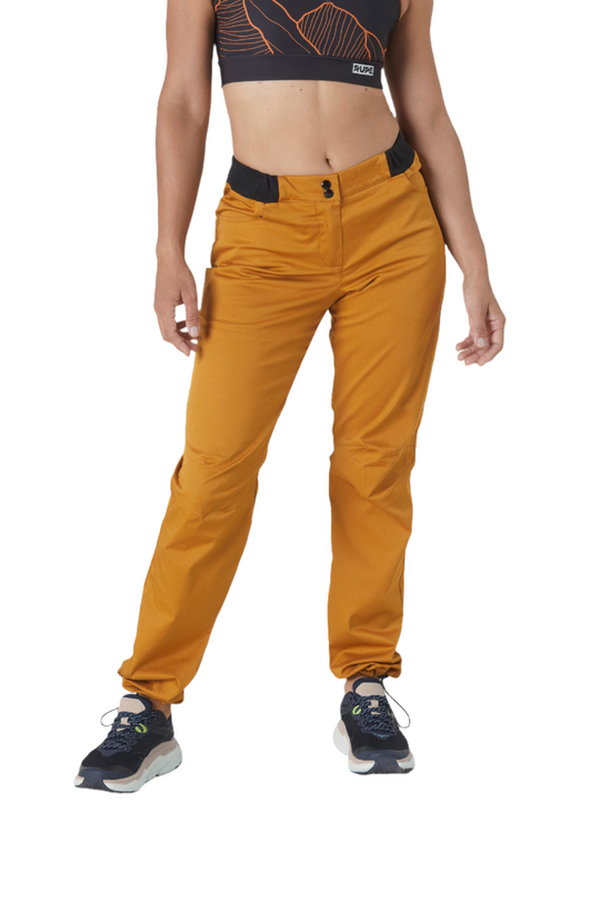 woman climbing pants