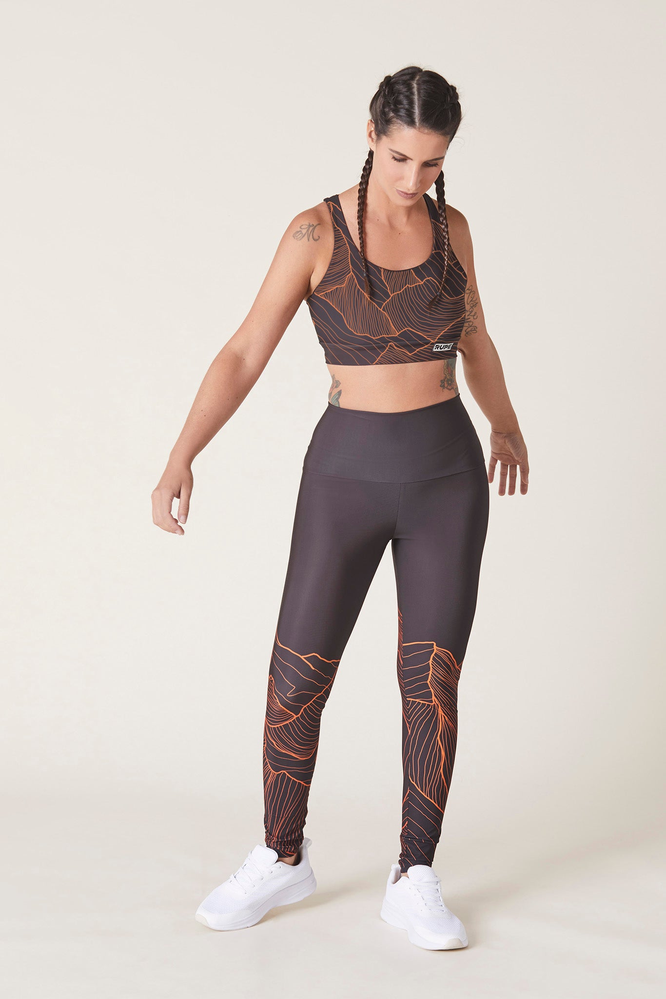 Haut de sport femme Isoipse Montagne - Sarcelle