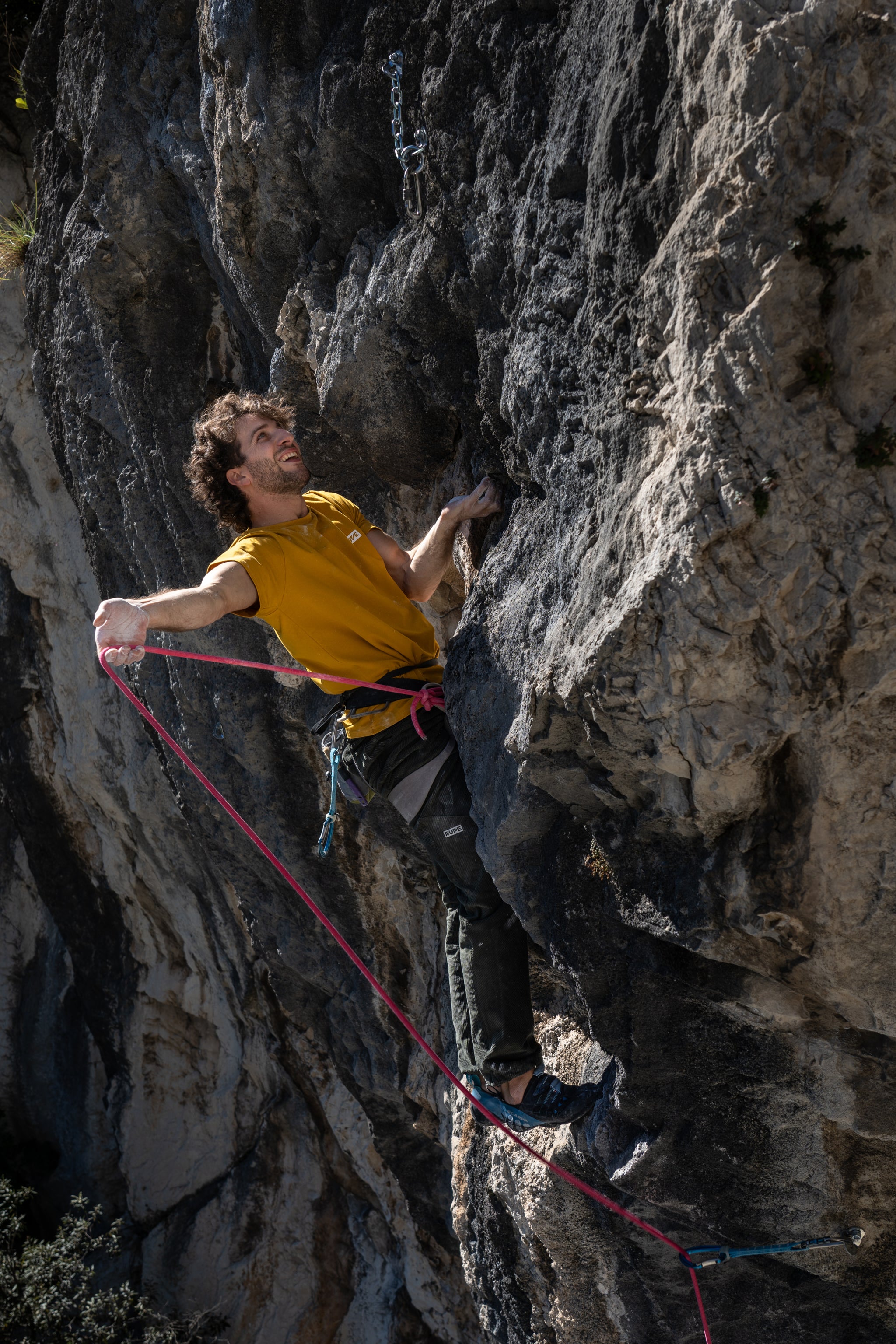 T-Shirt en coton Homme - Moutarde | Rupe