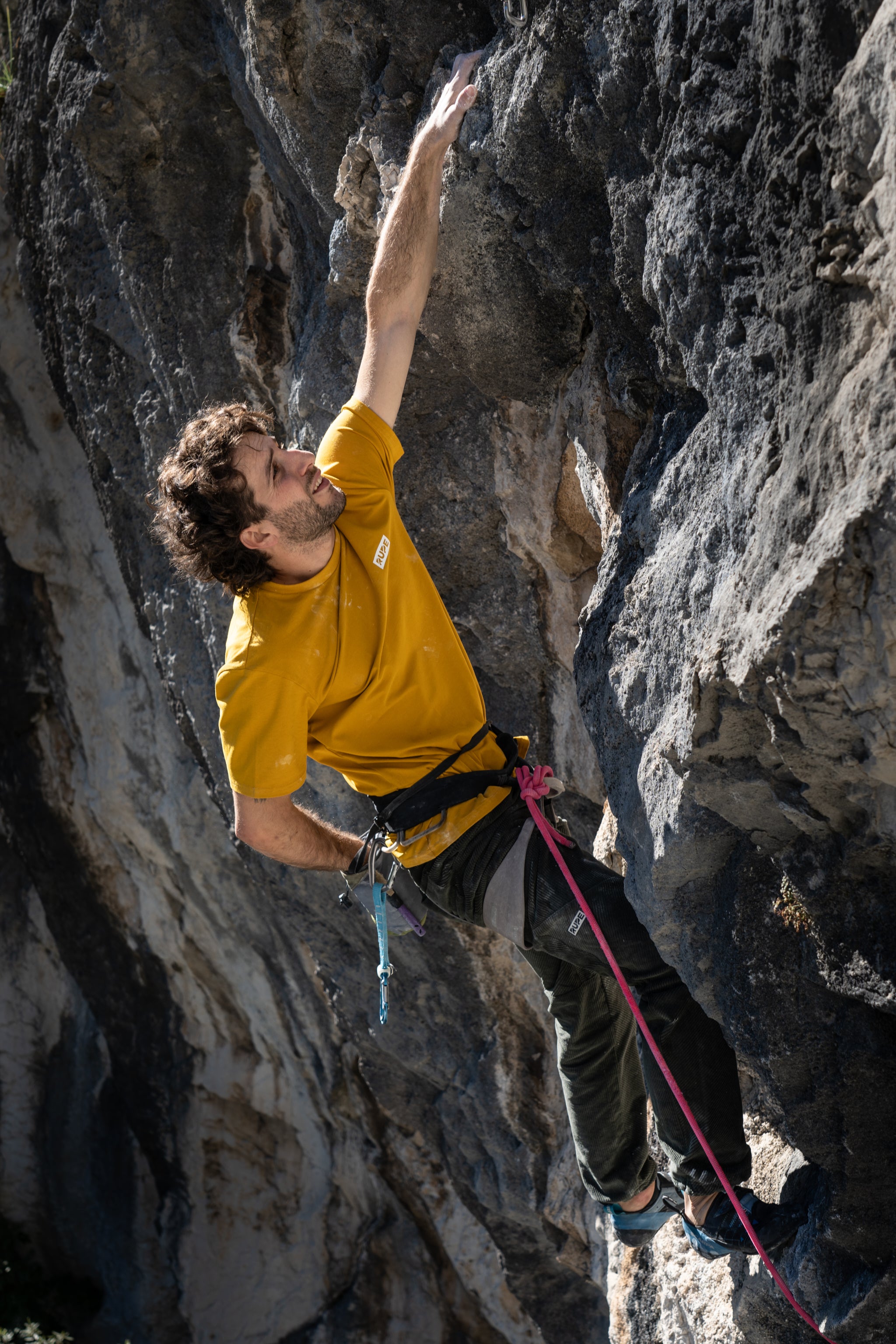 T-Shirt en coton Homme - Moutarde | Rupe