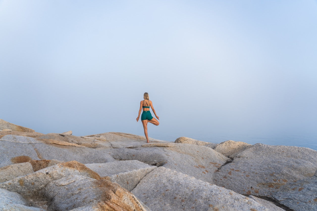 Leggings courts pour femmes – Turquoise