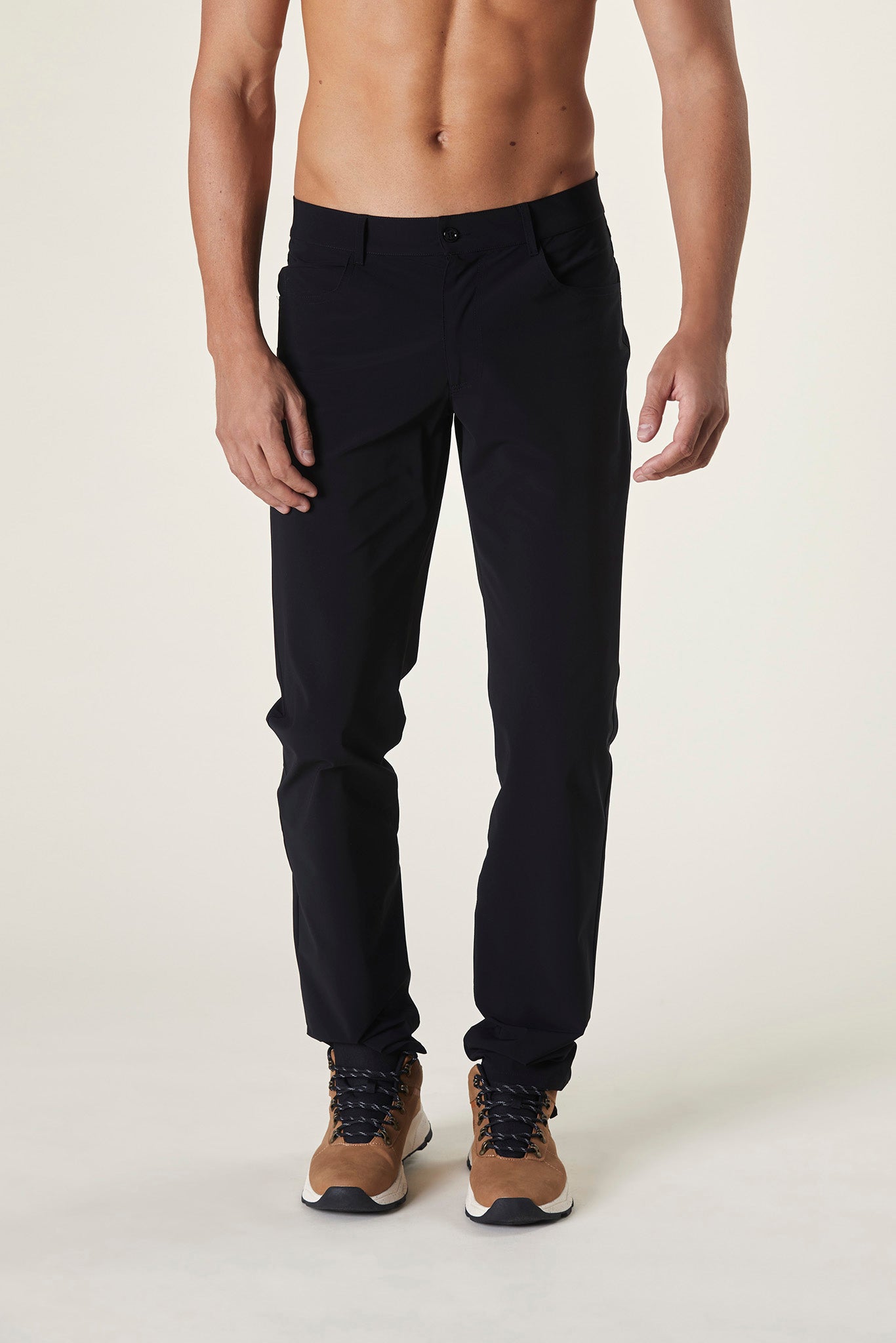 Deep Black - Men's technical trousers - Rupe PRO Line