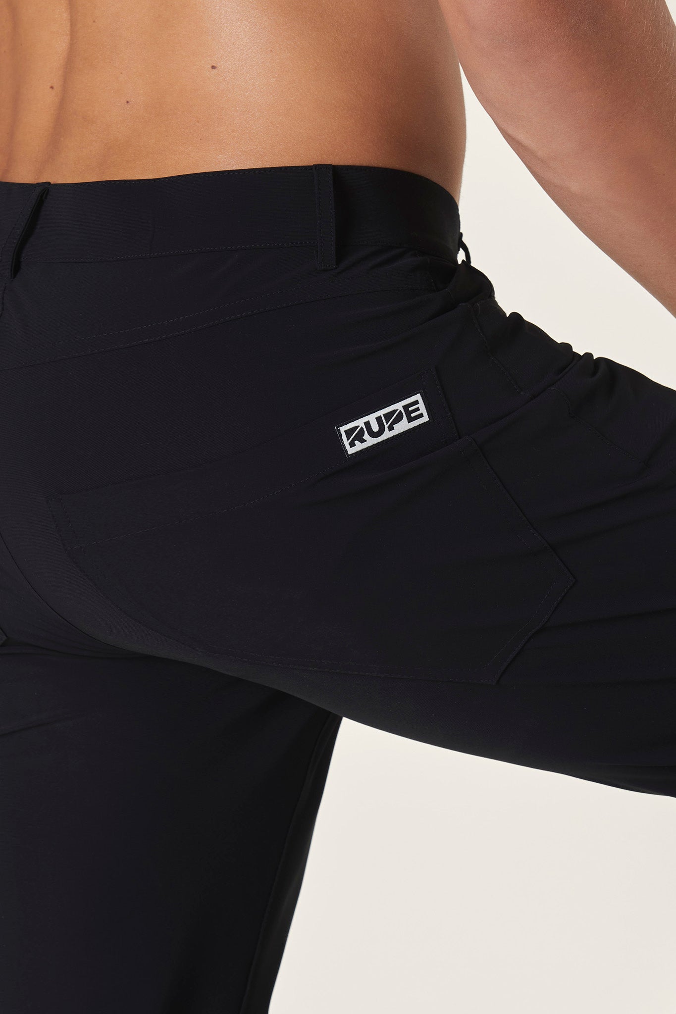 Deep Black - Men's technical trousers - Rupe PRO Line